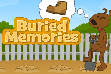 Buried Memories - Matching Game - Help the dog find items he buried