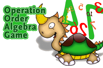 Operation Order Algebra Game