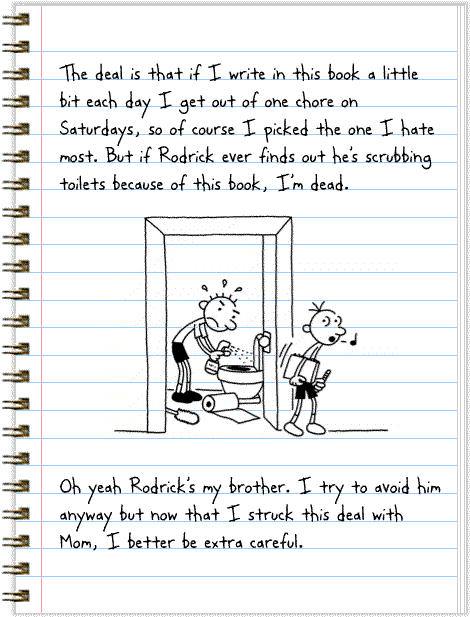 Diary of a Wimpy Kid Day 1