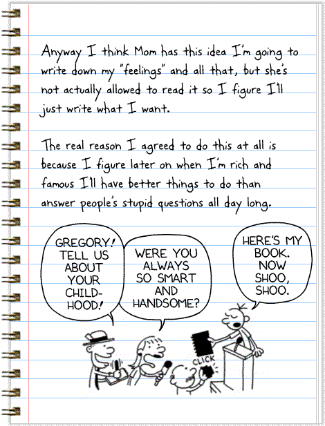 Diary of a Wimpy Kid Day 1