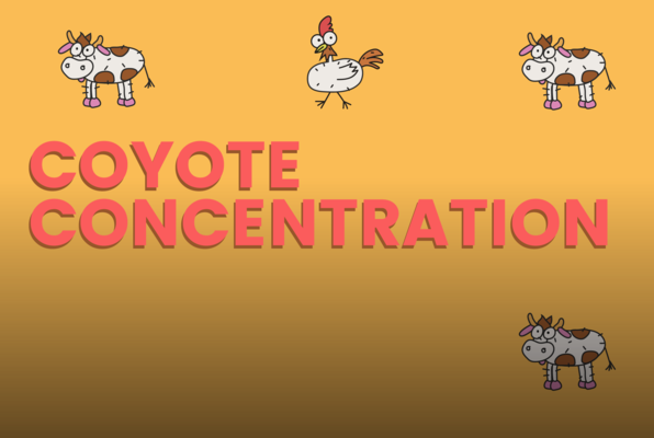 Coyote Concentration -- Thumbnail
